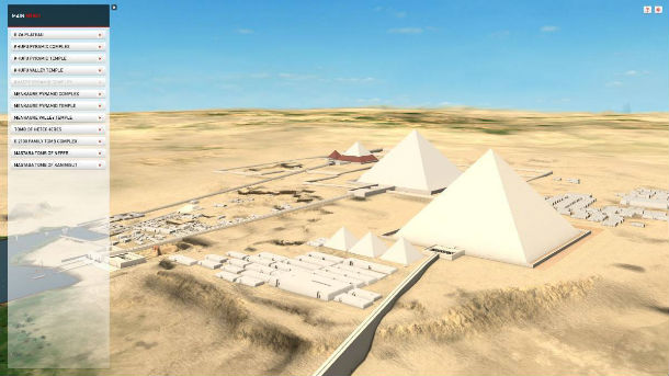 piramides de gize modelo 3d
